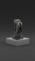 Graphite-finished quick-release shift knob