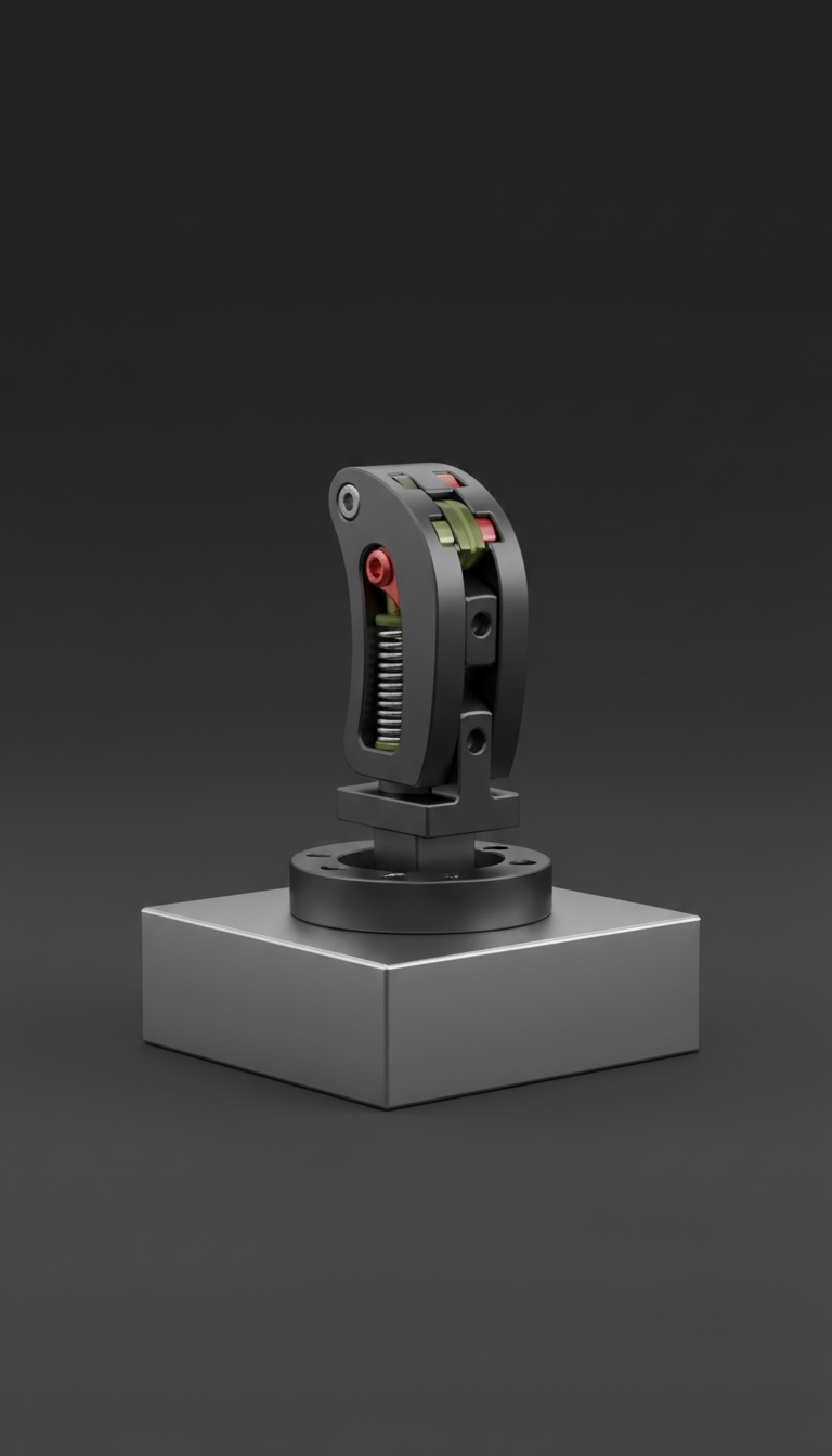 Graphite-finished quick-release shift knob