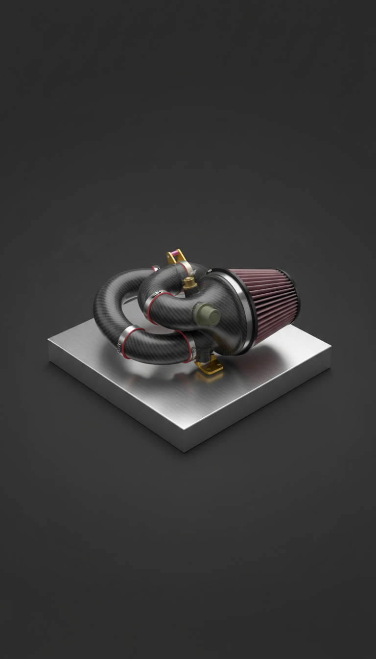 Carbon-fiber cold air intake system