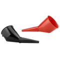 Angled Car Fuel Funnels with Filter (Black and Red) for DIY Workshop Accessory