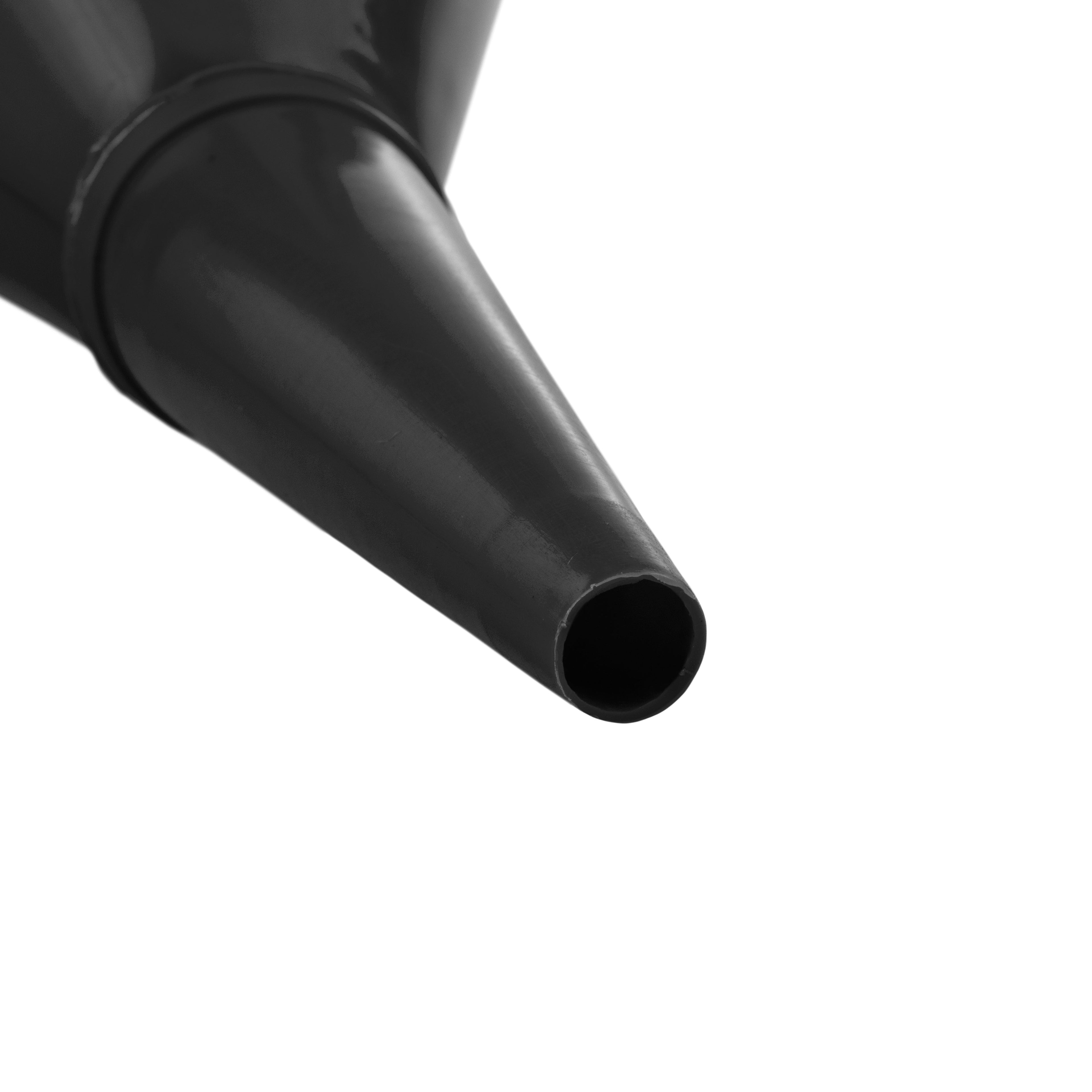 Angled Car Fuel Funnels with Filter (Black and Grey) for DIY Workshop Accessory