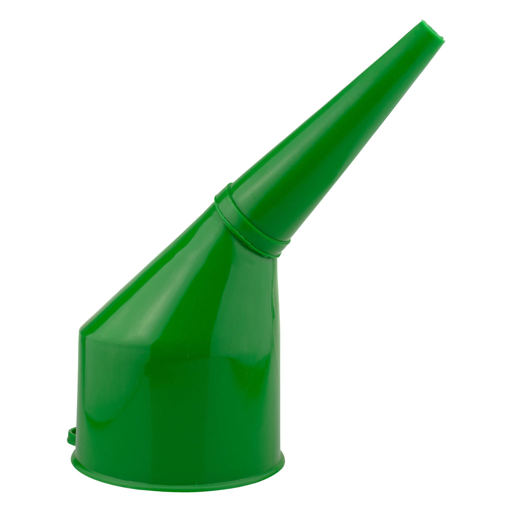 Angled Car Fuel Funnels with Filter (Green and Blue) for DIY Workshop Accessory